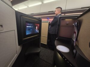 Did Anyone Test This? American Airlines New A321XLR Suite Forces Screens Closed For Meal Service