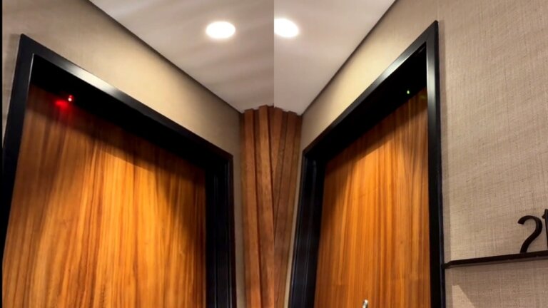 Red Or Green Lights Above Your Hotel Room Door Tell Anyone Walking By If You're Inside