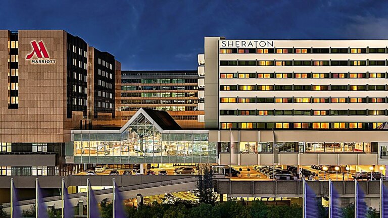 Sheraton Frankfurt Airport Guests Fly In — But Bar Soap Isn’t “Sustainable,” Paper Newspapers Are