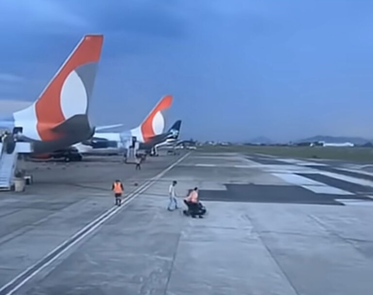 Wild: Passengers Trade Blows On Airport Tarmac, As Pilot Films In Disbelief