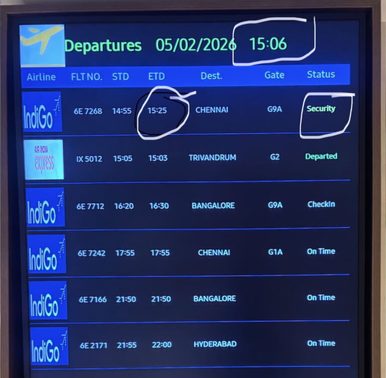 Airline Executive Slams IndiGo After Missing Flight Due To Rolling Delay