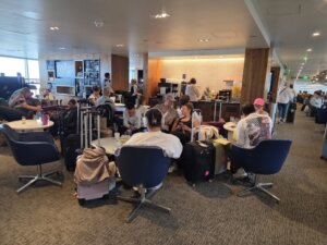 Amex Lounges Are So Packed, Platinum Members Are Taking Black Card-Only Seats—And Nobody's Stopping Them