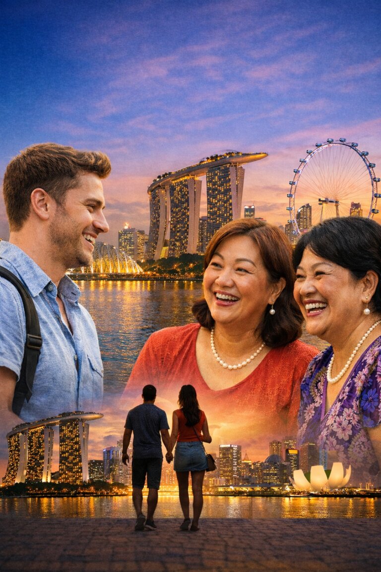 Singapore Promotes Americans Dating “Aunties”—Yes, This Is A Tourism Campaign [Roundup]